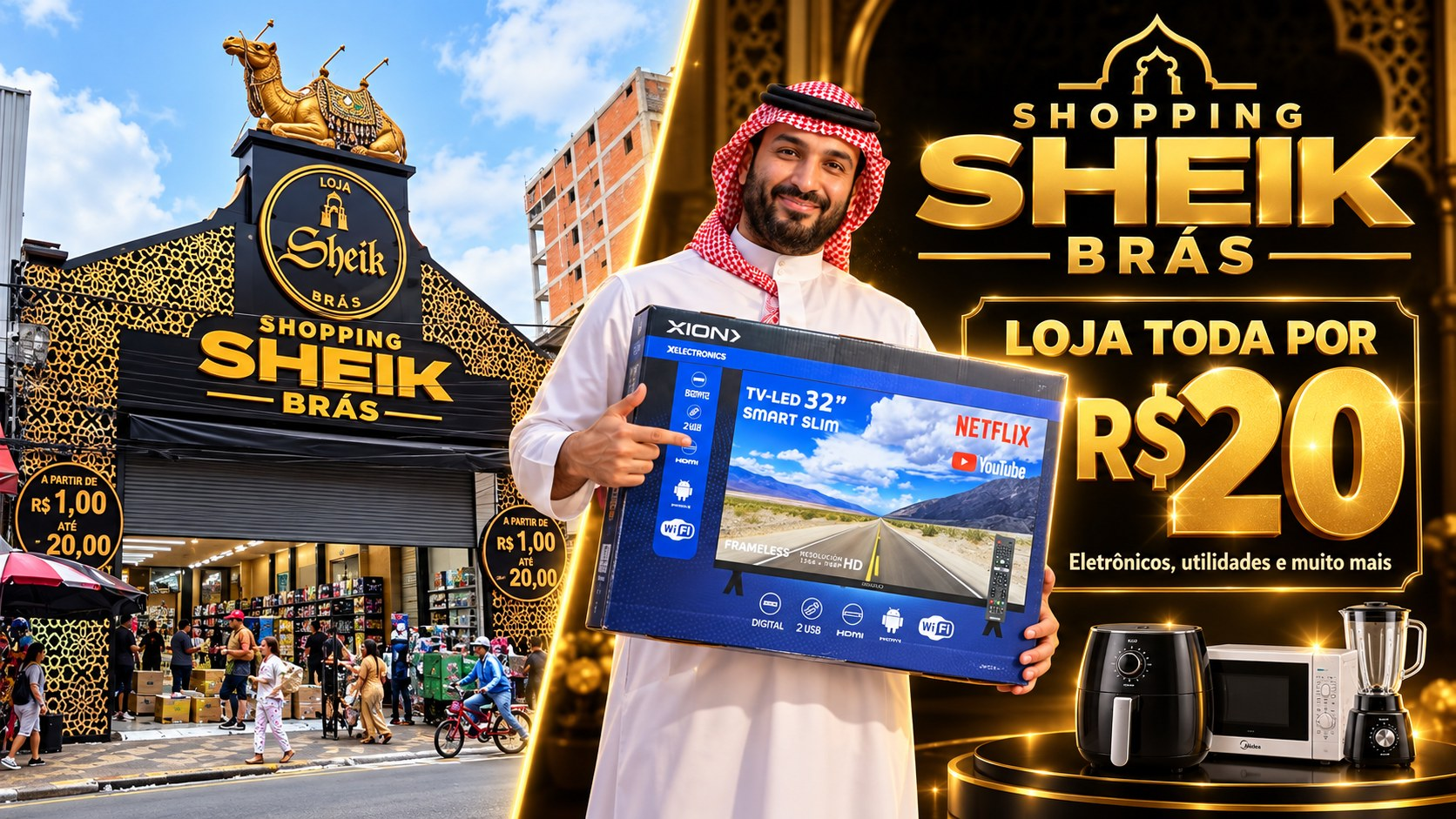 Shopping Sheik Brás — Loja toda por R$ 20