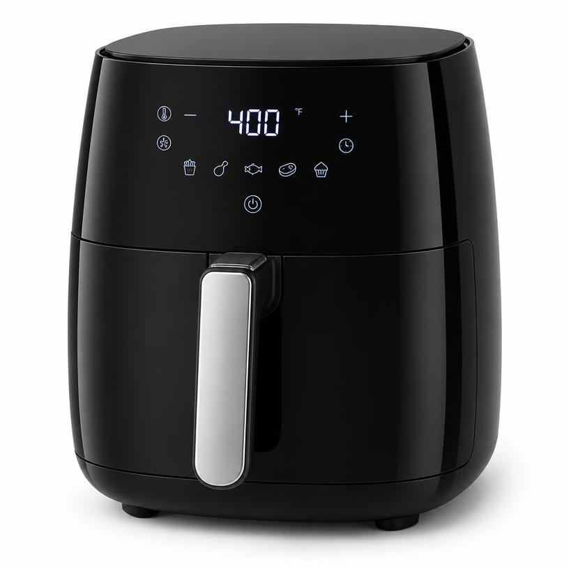 Air Fryer Digital 5L Preta